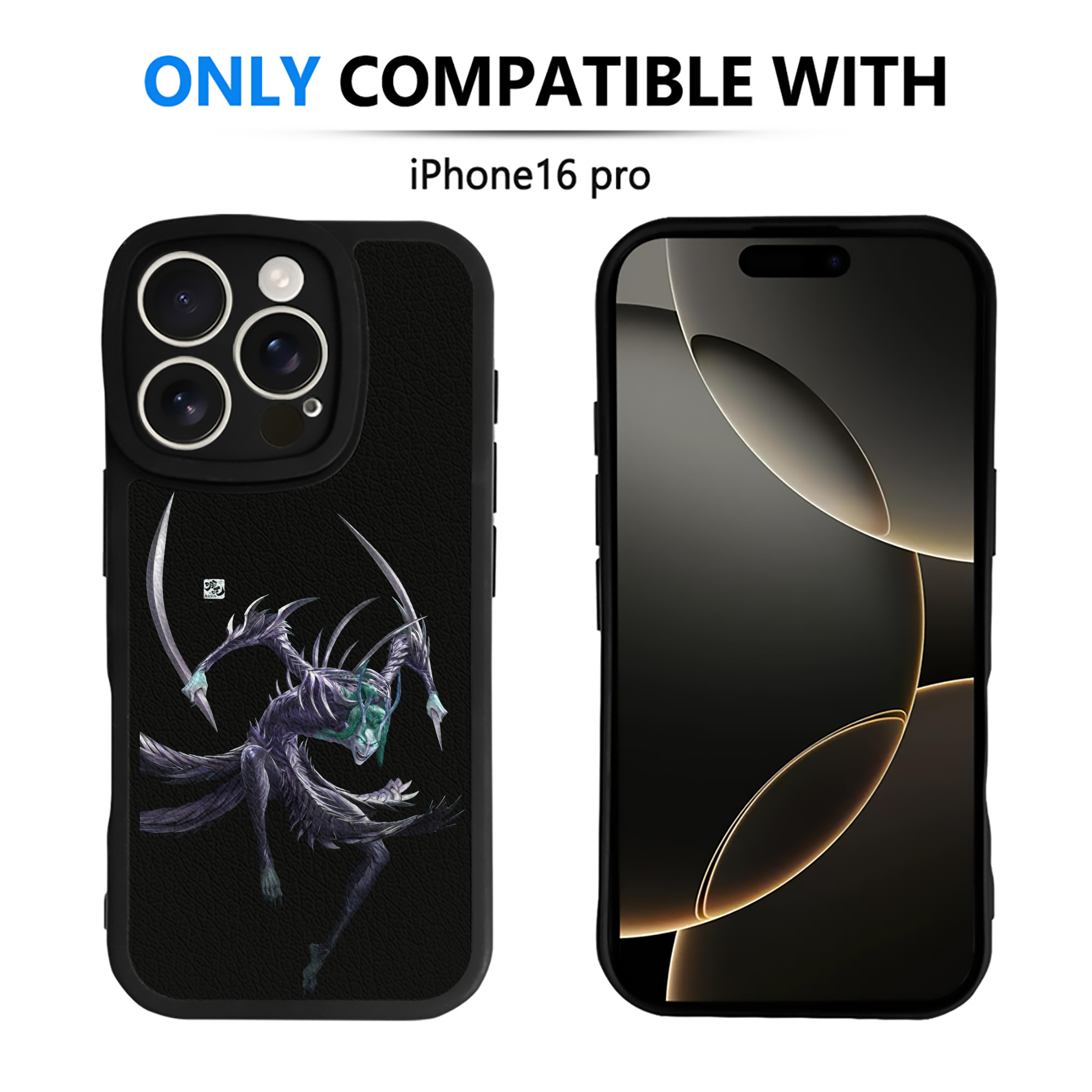 （画像用） Ne Zha 2 ナタ 魔童の大暴れ 【iPhone 16シリーズ対応】シリコンスマホケース（レザー調） 材質：シリコン